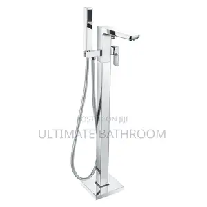 Square Shape Chrome Bath Tap Mixer For Acrylic Bathtub 🛀