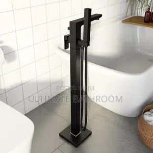 High Quality Square Black Bath Tap Mixer For Acrylic 🛀