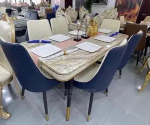 6 Seater Marble Dining Set