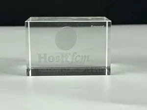 Customized Crystal Paper Weight Moq: 100pcs