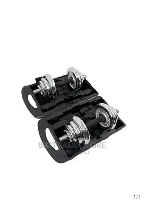 15kg Dumbbells With Carrier 7.5kg Each Hand