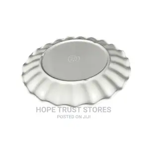 6pcs Melamine Flat White Plate