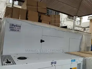 (500kva) Brand New Perkins Diesel Soundproof Generator 100%