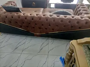 Quality 8 Seater Living Room Fabric Made Sofa Chair.