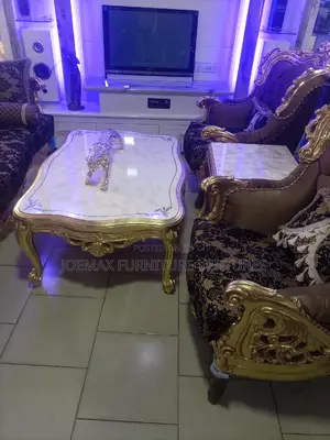 Quality 8 Seater Living Room Fabric Made Sofa Chair.