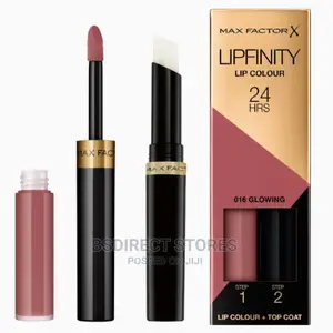 Max Factor Lipfinity 016 GLOWING PINK 2 Step 24HRS Lipstick
