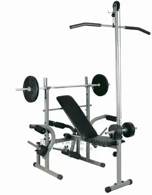 Weight Bench With Latpull+50kg Dumbbells