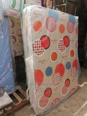 Buy 4.5ft by 6ft by 6" Semi-Orthopedic Bed With Free Pillow