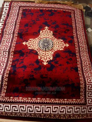 5*7fts Red/Black Turkey Center Rug