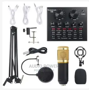 BM800 Recording Microphone Set With Sound Card