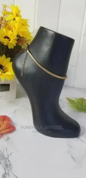 Gold Pure Stainless Steel Leg Chain Anklet