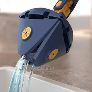 360° Rotatable Adjustable Cleaning Mop, (Blue)