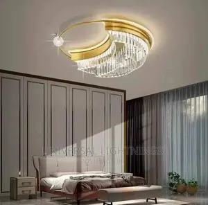 LED Crystal Ceiling Flush Light