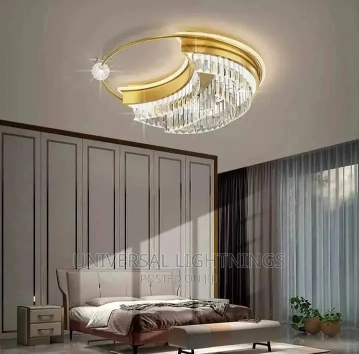 LED Crystal Ceiling Flush Light