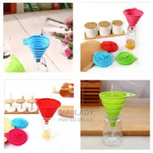 Kitchen Funnel Folding Silicone Funnel
