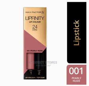 Max Factor Lipfinity 001 PEARLY NUDE Two Step 24HRS Lipstick