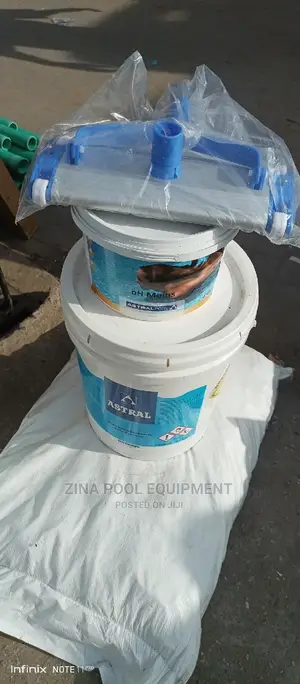 Swimming Pool Chemicals and Vacuum Cleaner