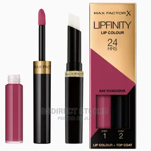 Max Factor Lipfinity 40 VIVACIOUS 24 Hours Two Step Lipstick