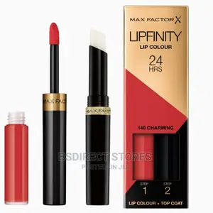 Max Factor 140 CHARMING Liquid Lipstick 2 Step 24H Lipfinity