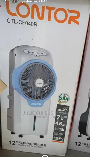 Lontor Rechargeable Water Cooling Fan