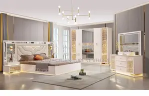 Royal Turkey Bed With Wardrobe and Dressing Mirror/ Drawers