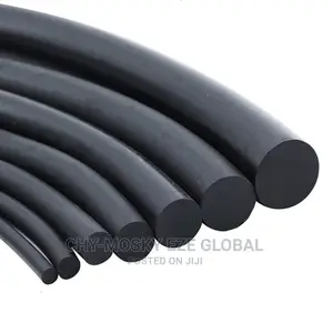 Black Nitrile Solid Rubber Cord (All Sizes Available)