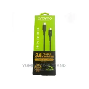 Oraimo USB Type-c To Type C 3A Cable- Black