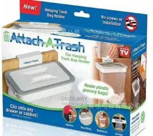 Attach-a-trash The Hanging Trash Bag Holder178