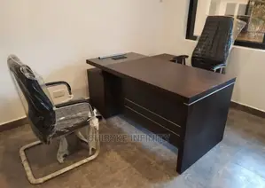 Executive Office Table and Chairs as Seen Available