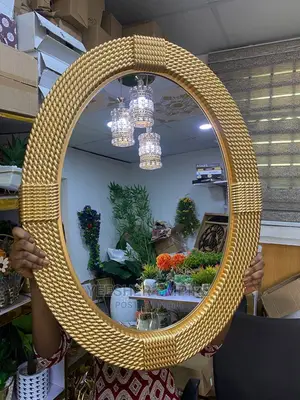 Big Size Rattan Mirror