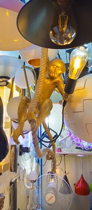 A Monkey Pendant Light