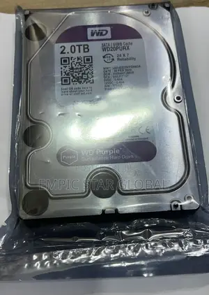 2TB Western Digital Purple Surveillance HDD