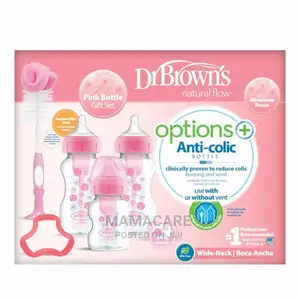 Dr Brown's Pinlk Bottle Gift Set