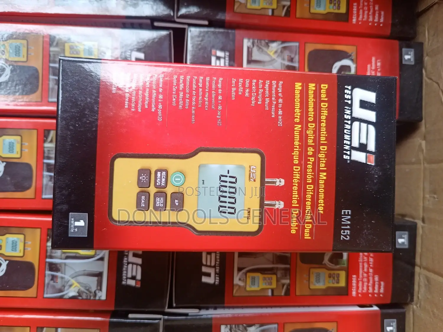 Dual Differential Digital Manometer EM152