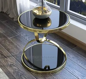 Top Grade Black Marble Side Stools