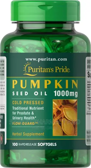 Pumpkin Seed Oil, Support Prostate Urinary Health-100count