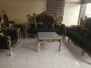 Modern 8 Seater Living Room Living Fabric Made Royal Sofa .