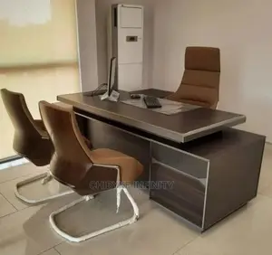 Office Table, Executive Office Chair and 2-Visitor's Chair
