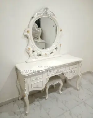 Royal Bed Set With Dressing Mirror and Two Bed Side.