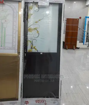 Toilet Aluminium Glass Door