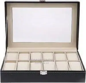 12 Slot Watch Box Display Storage Case