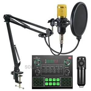 BM800 Microphone + V9 Sound Card Podcast Youtube Livestream
