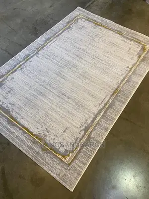 5*7fts Cream,Gray and Gold Turkey Center Rug