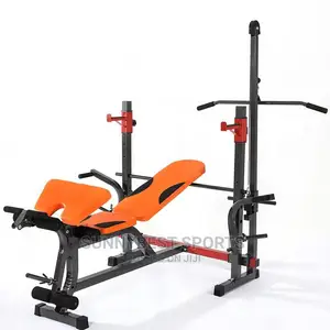 Weight Bench With Different Purples