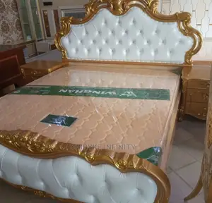 Gold Royal Wooden Set of Bed