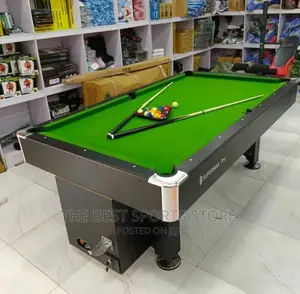 7ft Originally Made Foreign Coin Snooker Table With 50 Coins