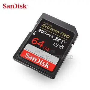 64gb Sd Memory Card 200mb/S Sandisk Extreme Pro