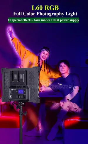 LED L60RGB Sutefoto LED Video Light With Stand