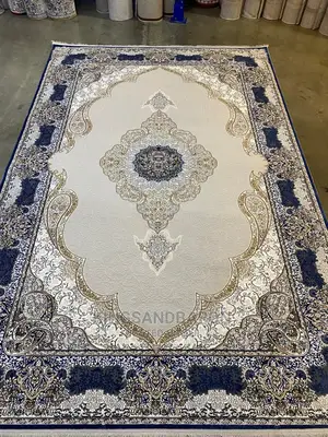 8*11fts Gold Gray Turkey Premium Quality Center Rug.7*10/5*7