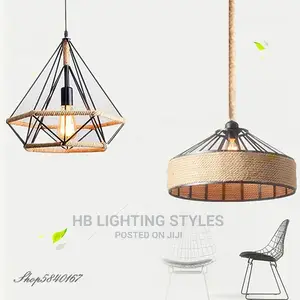 Hemp Rope Chandelier for Dining Room Living Room